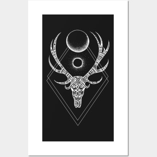 Stag Head Posters and Art